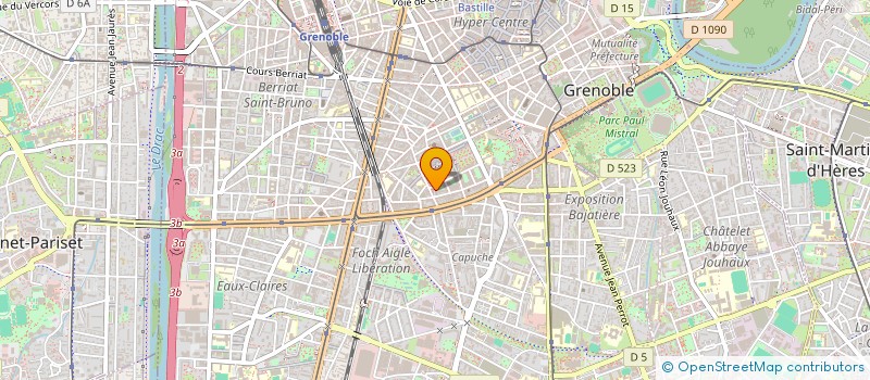 localisation de l'entreprise MADAME VERONIQUE MACHEIX  GRENOBLE