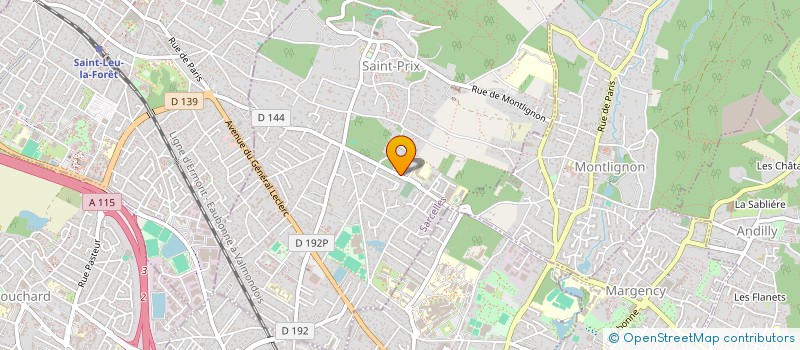localisation de l'entreprise MADAME VERONIQUE MADAR à SAINT-PRIX