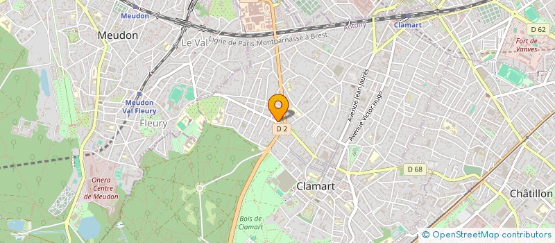 localisation de l'entreprise MADAME VERONIQUE MADELEINE BEAUGRAND à CLAMART