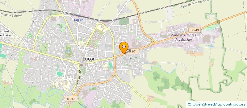 localisation de l'entreprise MADAME VERONIQUE MADI à LUCON