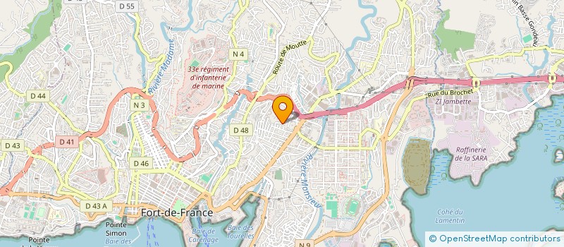 localisation de l'entreprise MADAME VERONIQUE MAGAR  FORT-DE-FRANCE