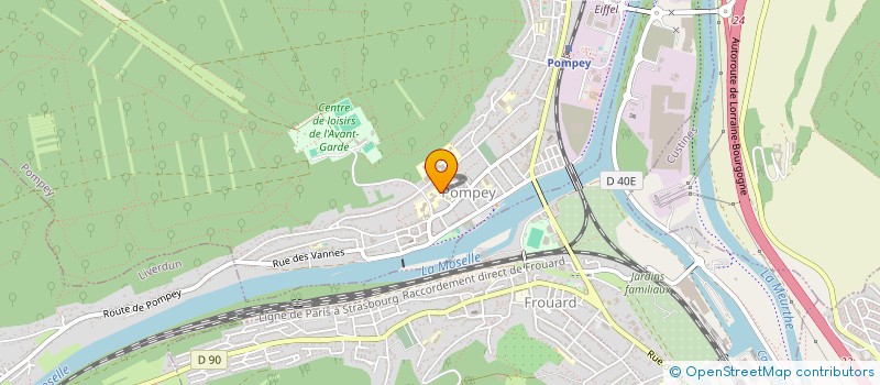 localisation de l'entreprise MADAME VERONIQUE MAGRON  DIEULOUARD