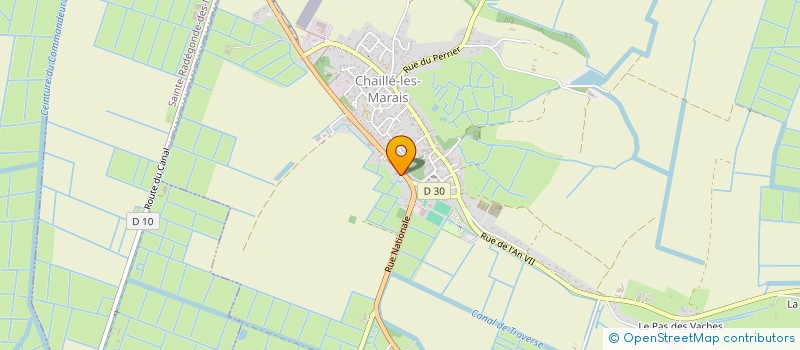 localisation de l'entreprise MADAME VERONIQUE MAHE  CHAILLE-LES-MARAIS