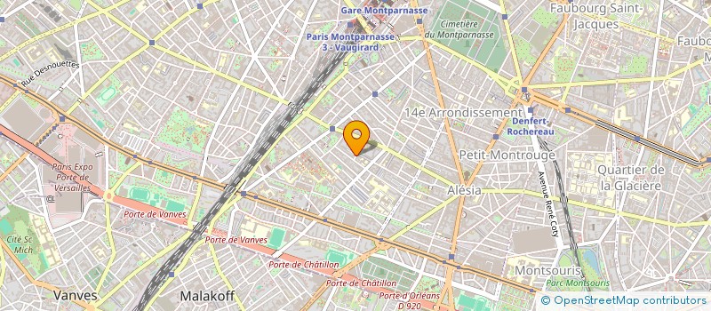 localisation de l'entreprise MADAME VERONIQUE MAHL  PARIS