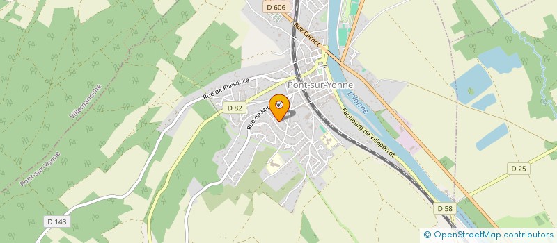 localisation de l'entreprise MADAME VERONIQUE MAHR à PONT-SUR-YONNE