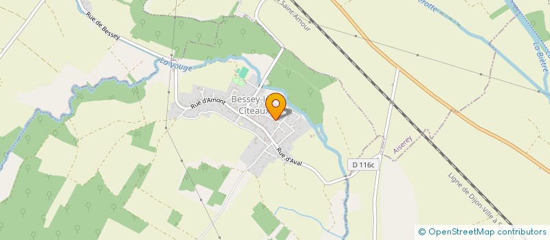 localisation de l'entreprise MADAME VERONIQUE MAILLARY à BESSEY-LES-CITEAUX