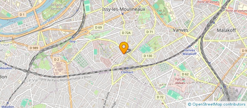 localisation de l'entreprise MADAME VERONIQUE MAILLET à ISSY-LES-MOULINEAUX