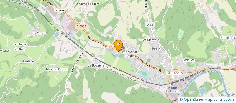 localisation de l'entreprise MADAME VERONIQUE MAIO  LE LARDIN SAINT LAZARE