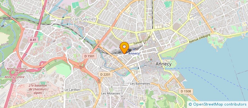 localisation de l'entreprise MADAME VERONIQUE MAIRE à ANNECY