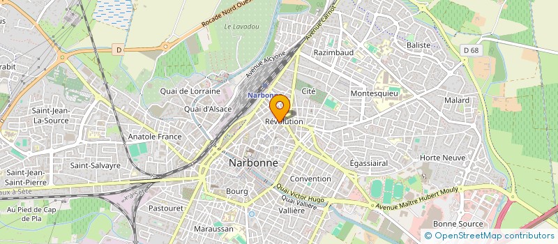 localisation de l'entreprise MADAME VERONIQUE MALATESTA  NARBONNE