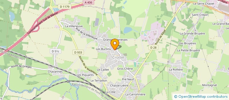 localisation de l'entreprise MADAME VERONIQUE MALATIER à CROTTET