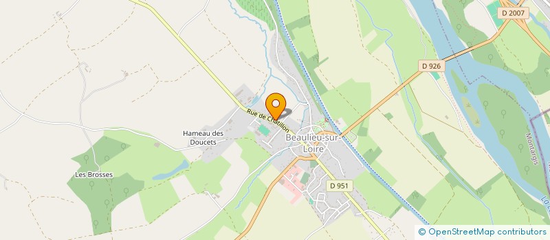 localisation de l'entreprise MADAME VERONIQUE MALET à BEAULIEU-SUR-LOIRE