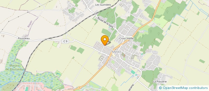 localisation de l'entreprise MADAME VERONIQUE MALGOUYRES  MEDIS