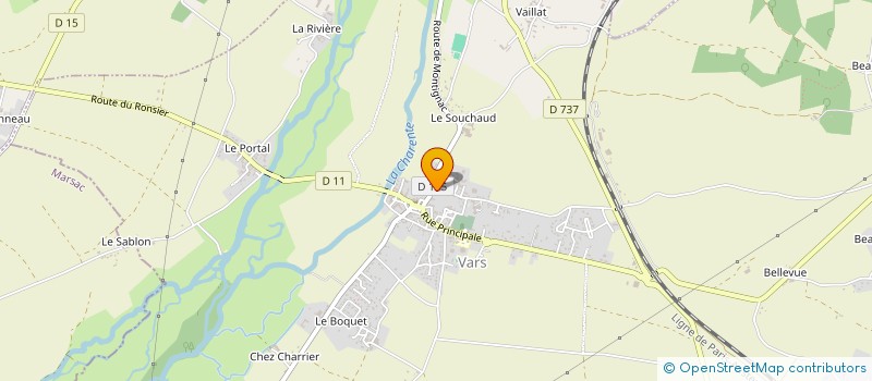 localisation de l'entreprise MADAME VERONIQUE MALHAIRE  TOUVRE