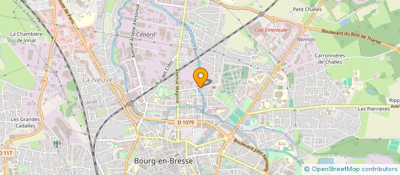 localisation de l'entreprise MADAME VERONIQUE MALIN à BOURG-EN-BRESSE