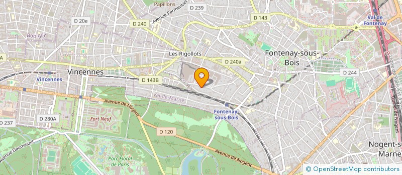 localisation de l'entreprise MADAME VERONIQUE MALITE à FONTENAY-SOUS-BOIS