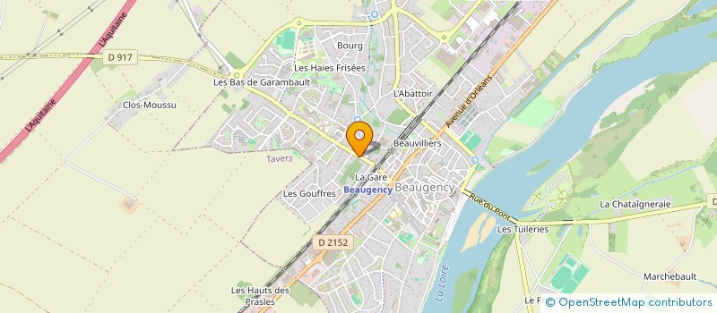 localisation de l'entreprise MADAME VERONIQUE MALLERON  BEAUGENCY