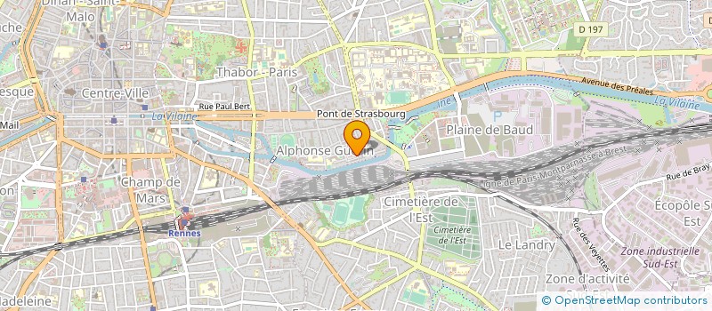 localisation de l'entreprise MADAME VERONIQUE MALLEVAES  RENNES