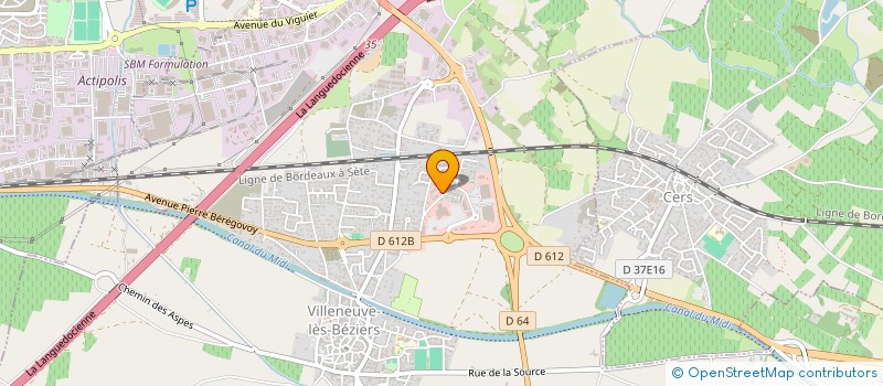 localisation de l'entreprise MADAME VERONIQUE MALLIE à VILLENEUVE-LES-BEZIERS