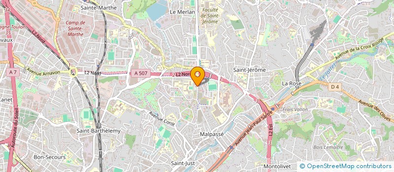 localisation de l'entreprise MADAME VERONIQUE MALOLEPSVY à MARSEILLE