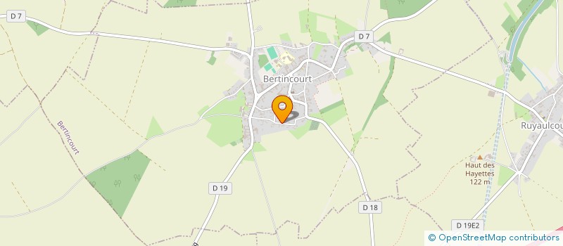 localisation de l'entreprise MADAME VERONIQUE MALOVRY  BERTINCOURT