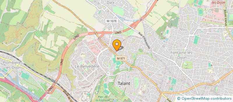 localisation de l'entreprise MADAME VERONIQUE MAMECIER à TALANT