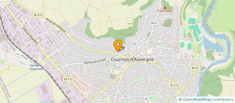 localisation de l'entreprise MADAME VERONIQUE MANARANCHE à COURNON D AUVERGNE