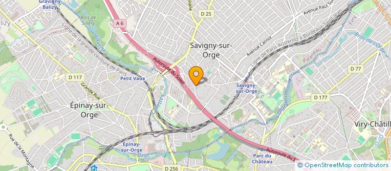 localisation de l'entreprise MADAME VERONIQUE MANGINOT à SAVIGNY-SUR-ORGE