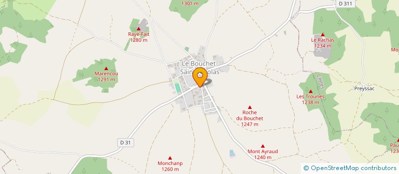 localisation de l'entreprise MADAME VERONIQUE MANOCHIN à CAYRES
