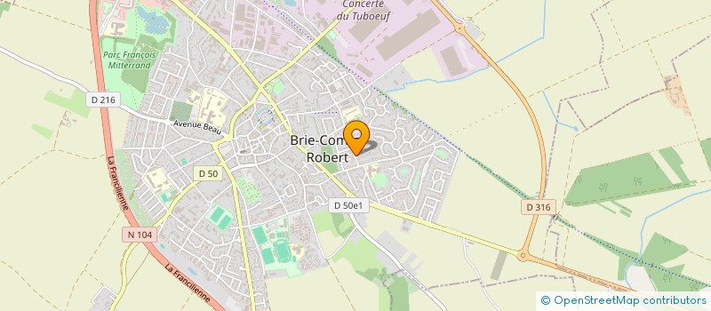 localisation de l'entreprise MADAME VERONIQUE MANSFELD  BRIE-COMTE-ROBERT