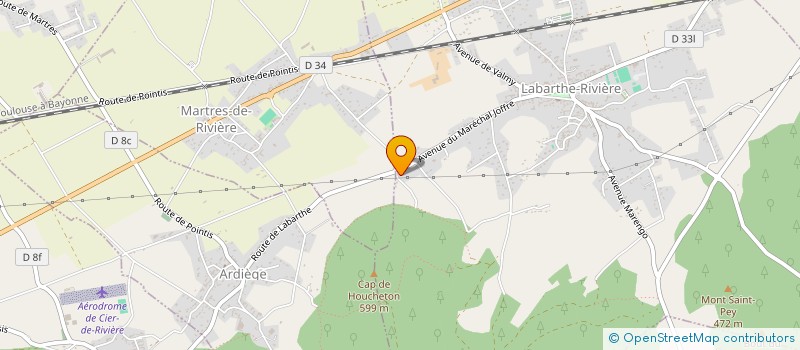 localisation de l'entreprise MADAME VERONIQUE MARAMBAT  LABARTHE-RIVIERE