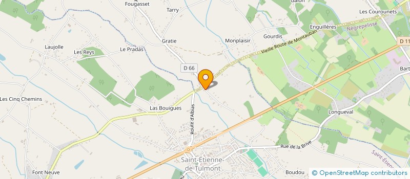 localisation de l'entreprise MADAME VERONIQUE MARANGONI  SAINT-ETIENNE-DE-TULMONT