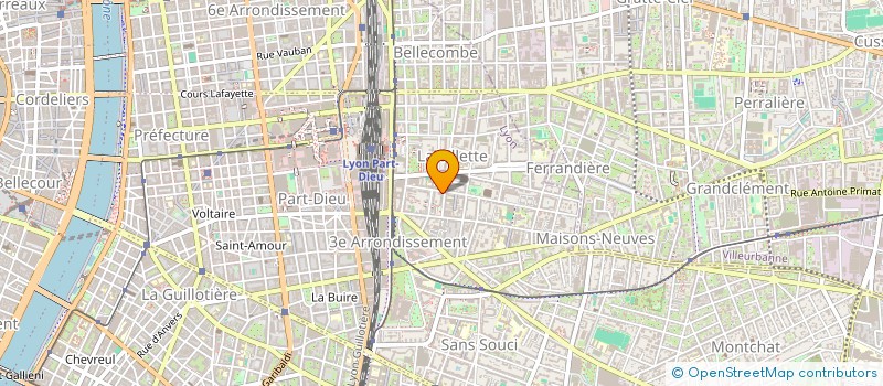 localisation de l'entreprise MADAME VERONIQUE MARCERON  LYON