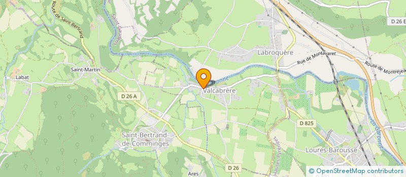 localisation de l'entreprise MADAME VERONIQUE MARCHAND  VALCABRERE