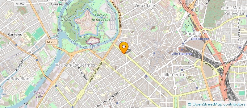 localisation de l'entreprise MADAME VERONIQUE MARCHANDISE à LILLE