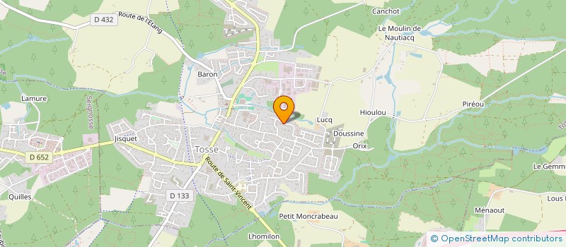 localisation de l'entreprise MADAME VERONIQUE MARCHANT  SAINT-VINCENT-DE-TYROSSE