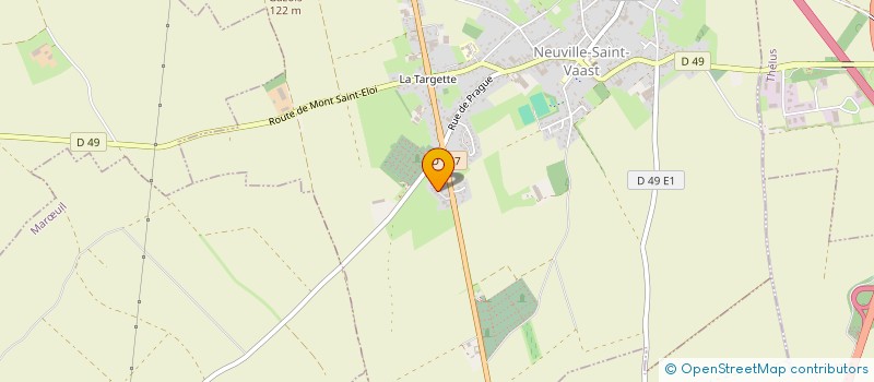 localisation de l'entreprise MADAME VERONIQUE MAREZ  NEUVILLE-SAINT-VAAST