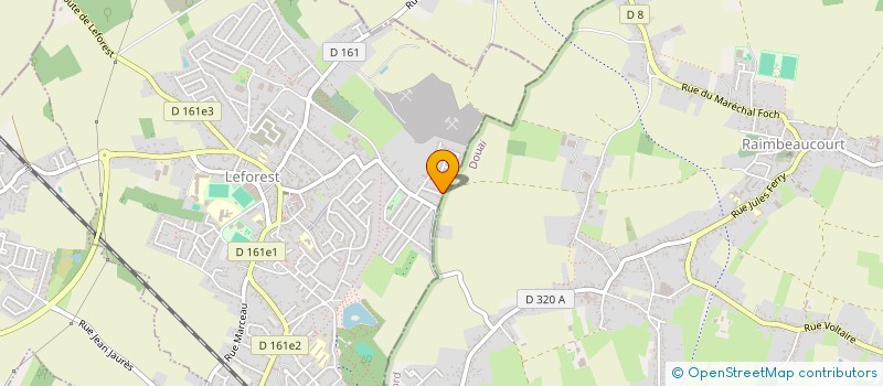 localisation de l'entreprise MADAME VERONIQUE MARFIL  LEFOREST