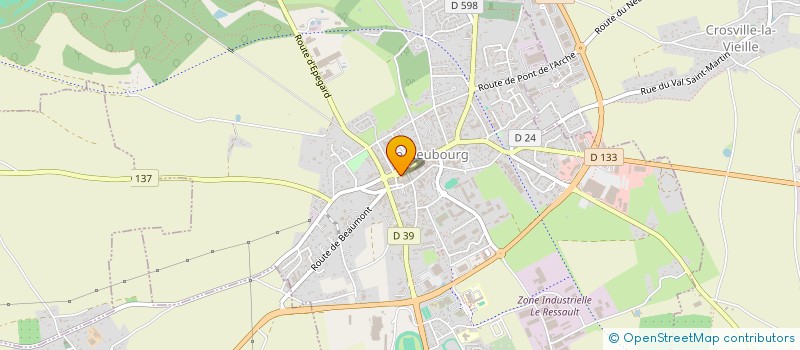 localisation de l'entreprise MADAME VERONIQUE MARIE  LE NEUBOURG