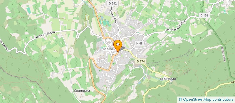 localisation de l'entreprise MADAME VERONIQUE MARIE à MALAUCENE