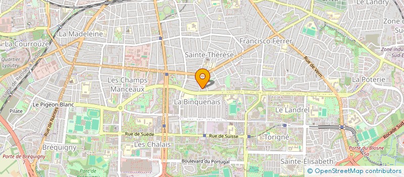 localisation de l'entreprise MADAME VERONIQUE MARIE  RENNES