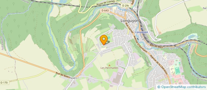 localisation de l'entreprise MADAME VERONIQUE MARIE CHOLVIN  LONGUYON