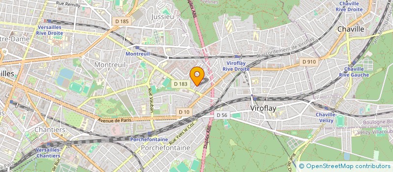 localisation de l'entreprise MADAME VERONIQUE MARIE JEAN CHEYNET à VERSAILLES