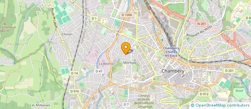 localisation de l'entreprise MADAME VERONIQUE MARIE SIMO DE MONLEON à CHAMBERY