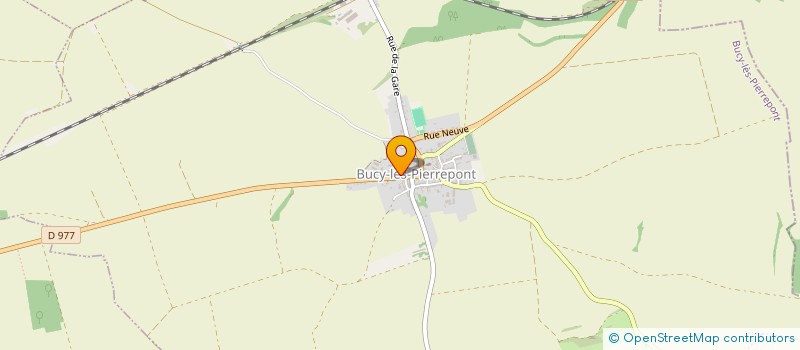 localisation de l'entreprise MADAME VERONIQUE MARQUANT à BUCY-LES-PIERREPONT