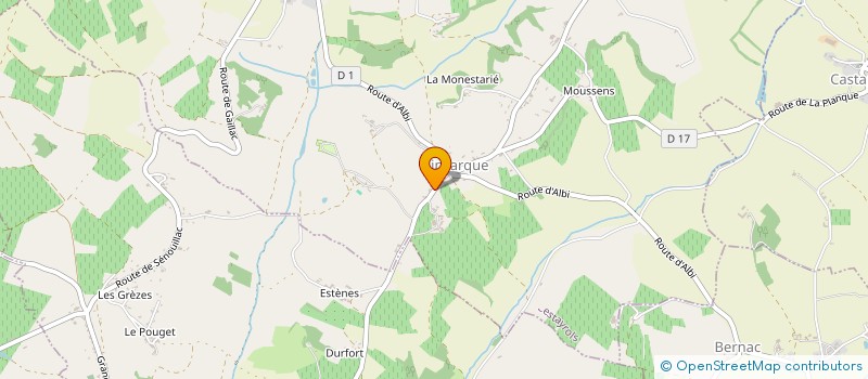 localisation de l'entreprise MADAME VERONIQUE MARRE  CESTAYROLS