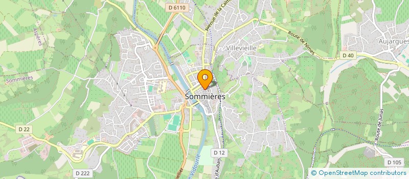 localisation de l'entreprise MADAME VERONIQUE MARSAN  SOMMIERES