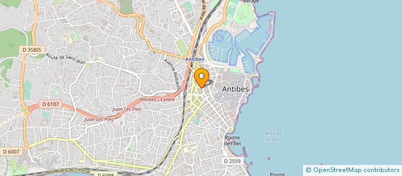localisation de l'entreprise MADAME VERONIQUE MARTIGNAC à ANTIBES