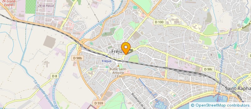 localisation de l'entreprise MADAME VERONIQUE MARTIN à FREJUS