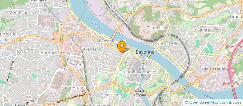 localisation de l'entreprise MADAME VERONIQUE MARTIN à BAYONNE